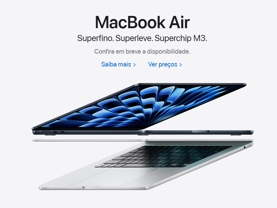 Apple aposenta o velho e bom Macbook Air com chip M1